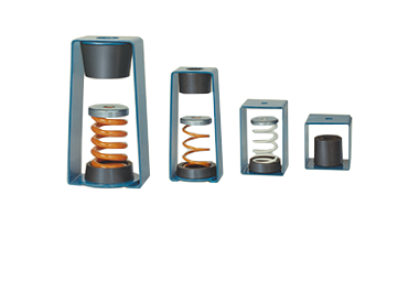 VCS spring and neoprene hangers